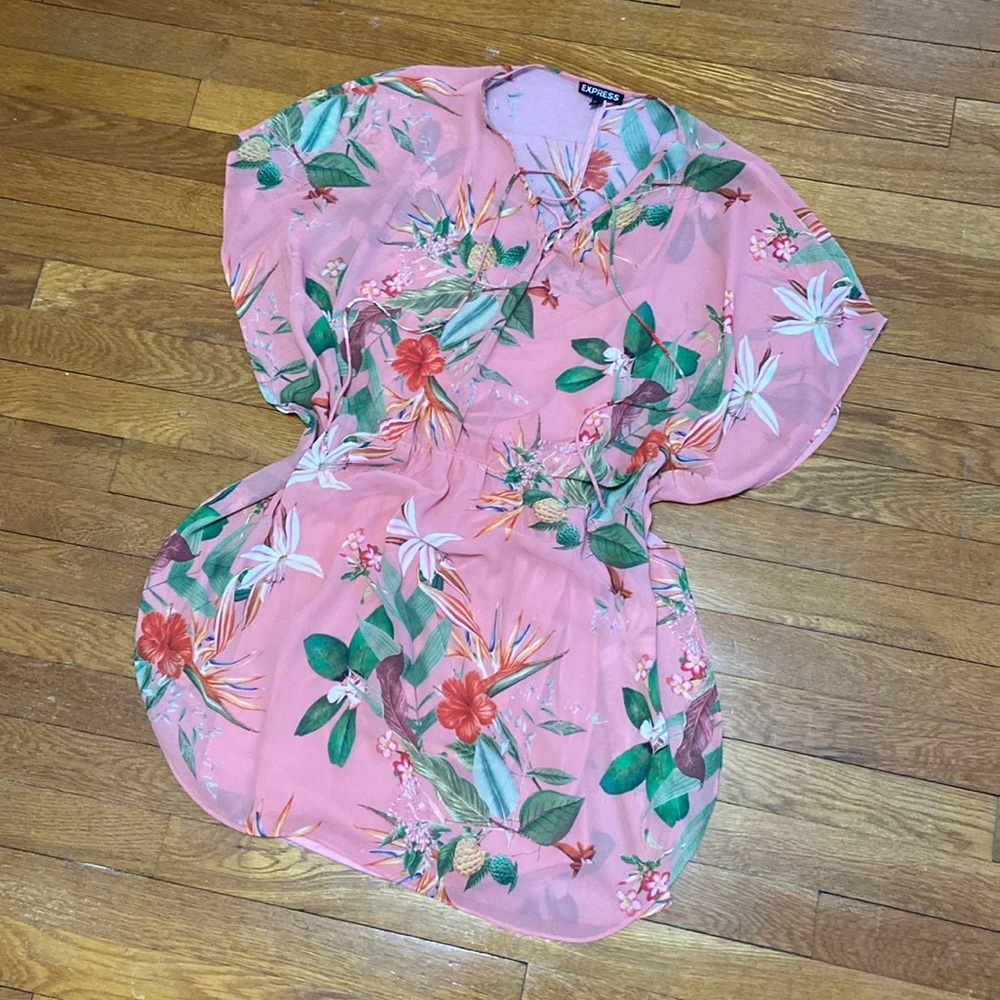 Express Tropical Dress